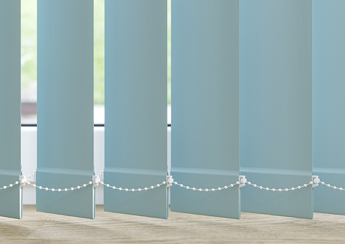 Roma (FR), Breeze Blue - Vertical Blind Slats - Image 3